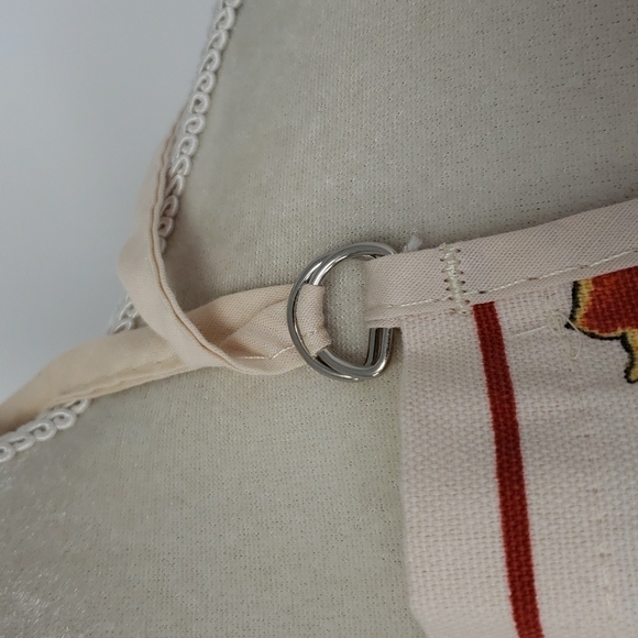 VINTAGE Easy Care Fall Thanksgiving Apron Full Coverage Used Look Like A Cook! - Picture 2 of 9